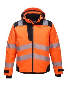 Portwest PW360 Extreme Breathable Rain Jacket - Orange Clothing
